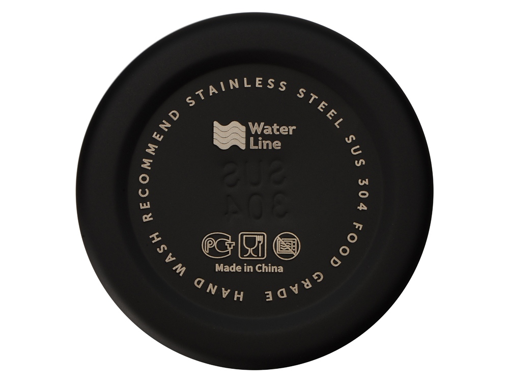 Стальная бутылка Rely, 650 мл, черный матовый-5