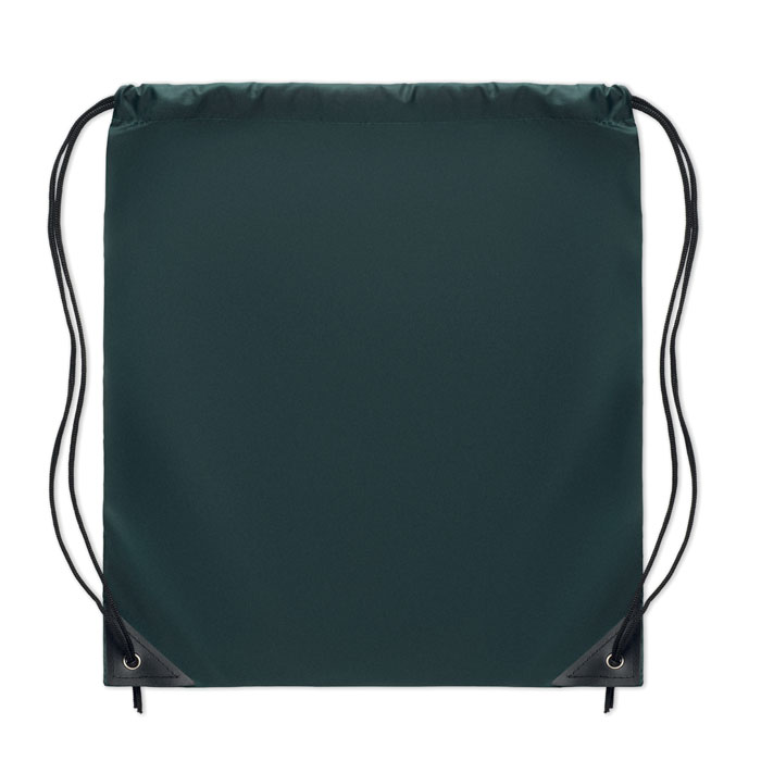 190T Polyester drawstring bag, тёмно-зелёный-3