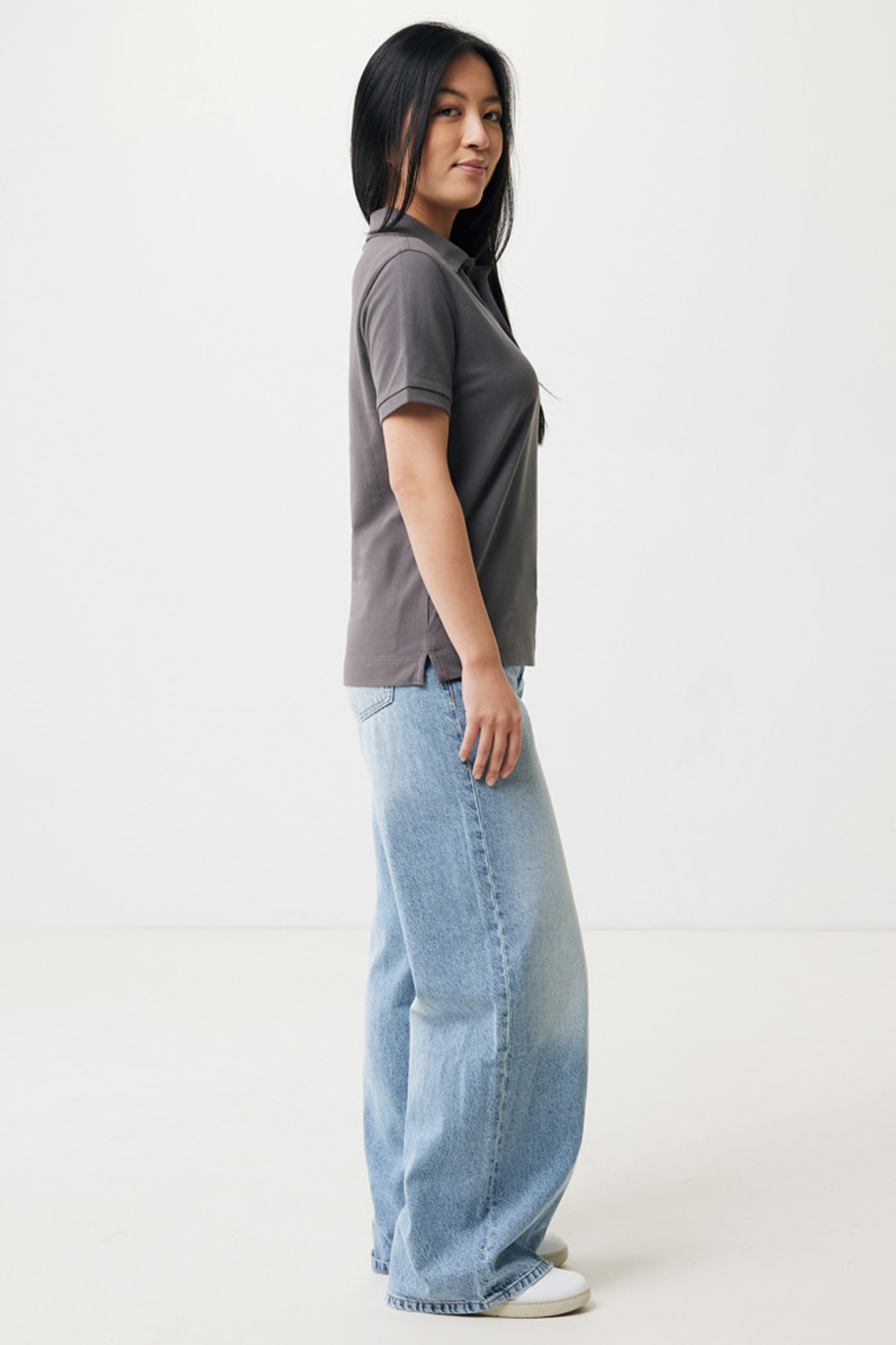 Рубашка поло Iqoniq Yosemite из переработанного хлопка-пике, унисекс, 220 г/м²-6