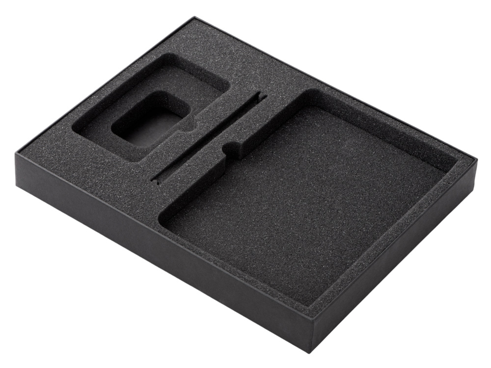 Подарочный набор c блокнотом С1, ручкой и повербанком 5000 mAh, фиолетовый-5