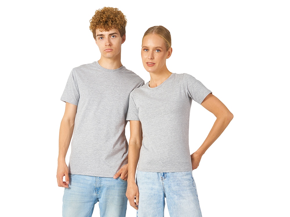 Футболка Heavy Super Club мужская, серый меланж-11