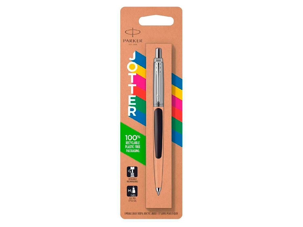 Шариковая ручка Parker Jotter ORIGINALS BLACK, стержень: M blue В ЭКО-УПАКОВКА-2