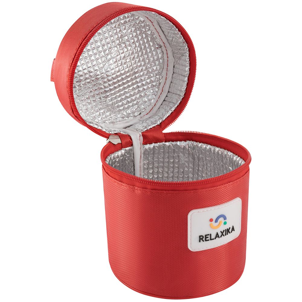 Термос для еды Relaxika 500, в чехле, стальной-5