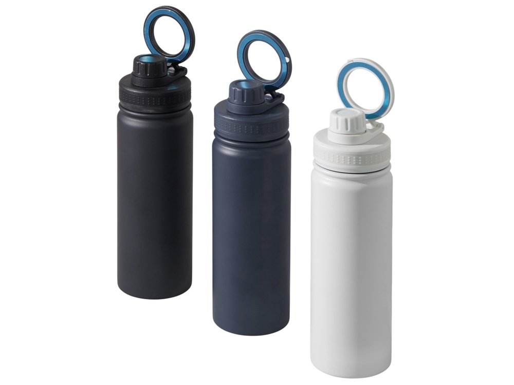 Вакуумная термобутылка с magsafe-держателем INSIDER, 600 мл, синий-9