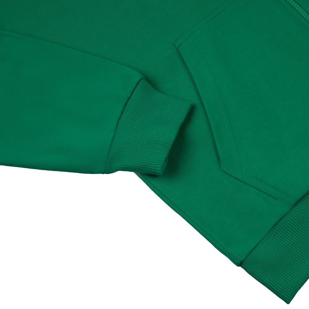 Толстовка на молнии с капюшоном Siverga 2.0, зеленая-3