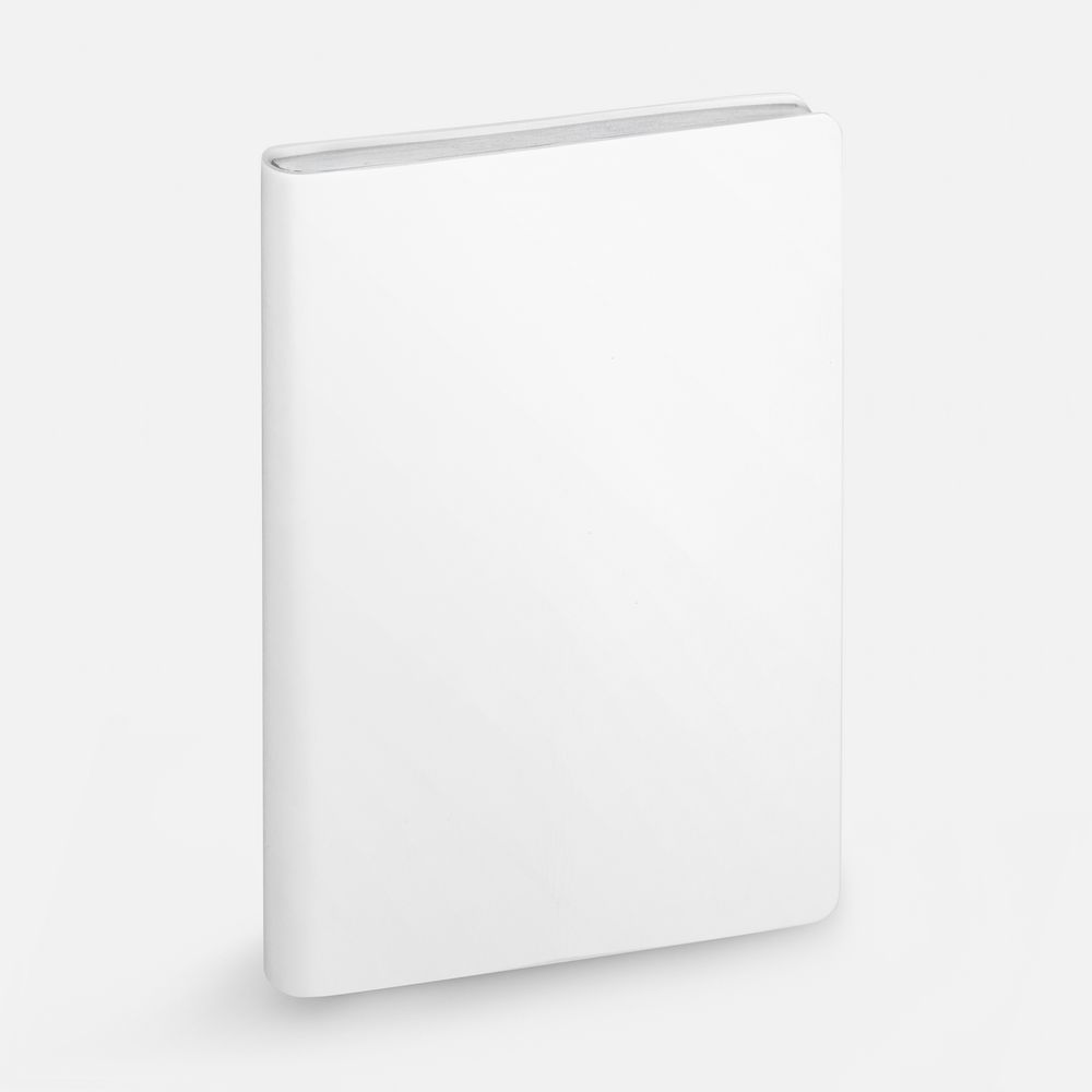 Ежедневник Nebraska Flex, недатированный, белый с серебристым-1