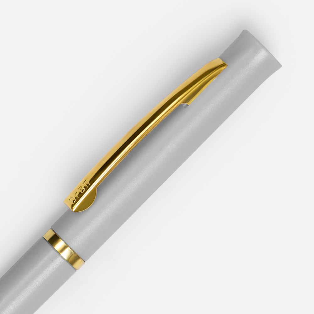 Ручка шариковая Euro Gold, серая-2