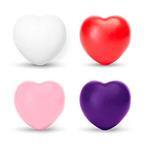 Сердечко антистресс BIKU, Розовый-1