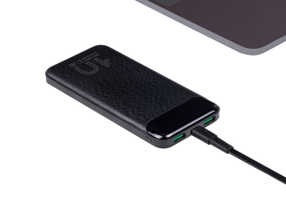 VA2540 (10 000mAh), QC/PD 20W внешний аккумулятор с дисплеем, черный-9