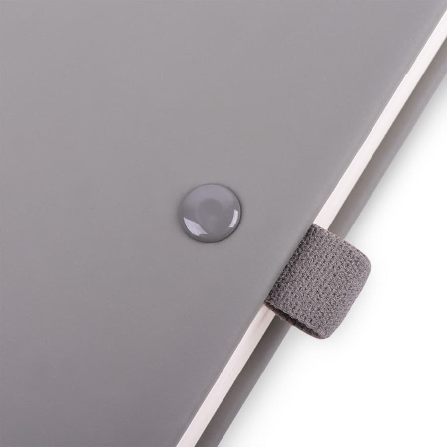 Бизнес-блокнот А5 FLIPPY, формат А5, в линейку, серый-1