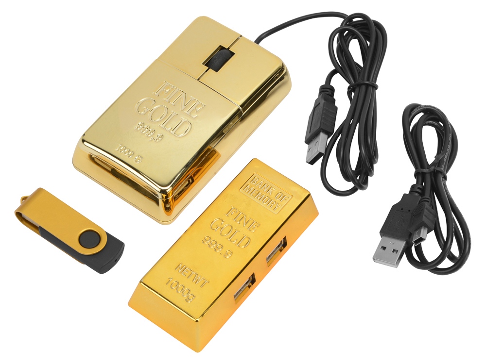 Набор компьютерных аксессуаров Золотая долина-1