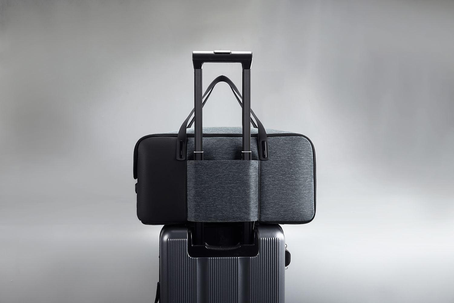 Дорожная сумка KORIN FlexPack Go 53х23х26 см, темно-серая-21