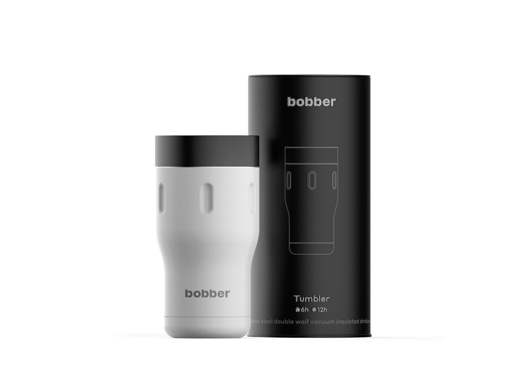 Термос питьевой, вакуумный, бытовой, тм bobber. Объем 0,35 литра. Артикул Tumbler-350 Iced Water-0