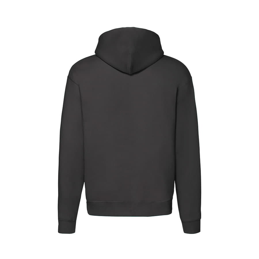 Толстовка с начесом PREMIUM HOODED SWEAT JACKET 280, черный-2