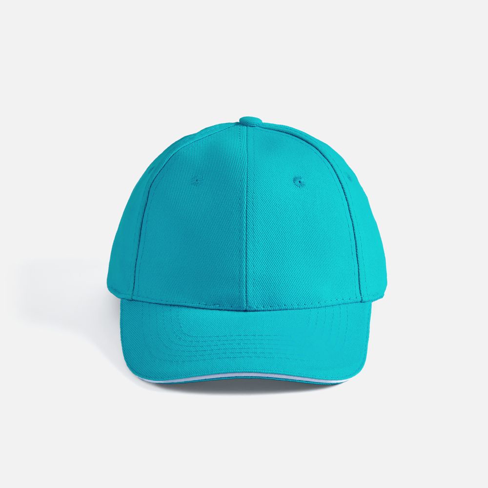 Бейсболка Buffalo, бирюзовая с белым-2
