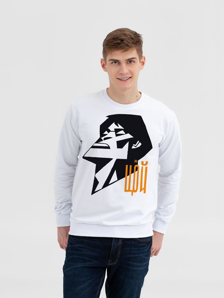 Свитшот «Меламед. Виктор Цой», белый-1