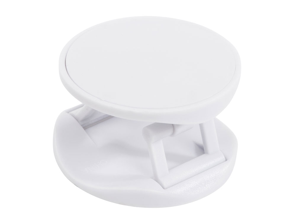 Держатель для телефона с отверстием для пальца Pop Flex, белый-2