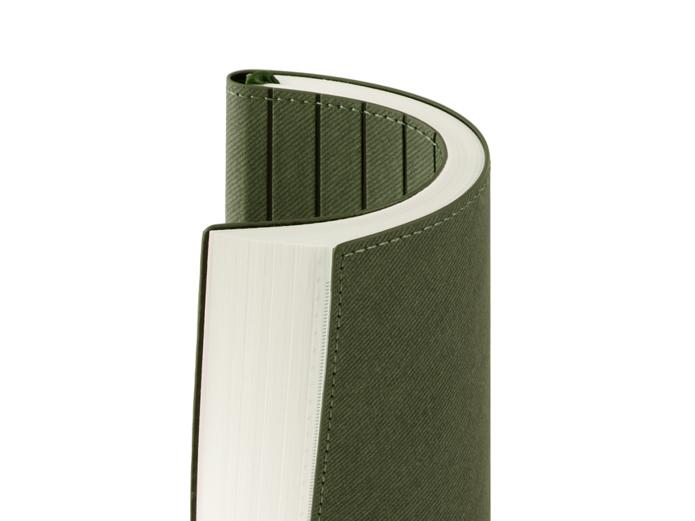 Блокнот А5 Bradbury, гибкая обложка, 80 листов 80 гр/м2 FSC бумага, оливковый-6