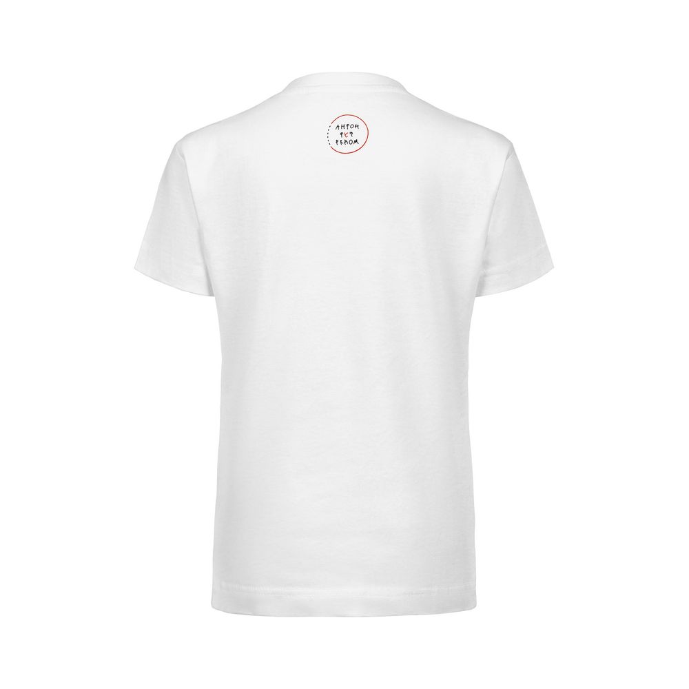 Футболка детская «Прикоснуться словами», белая-2