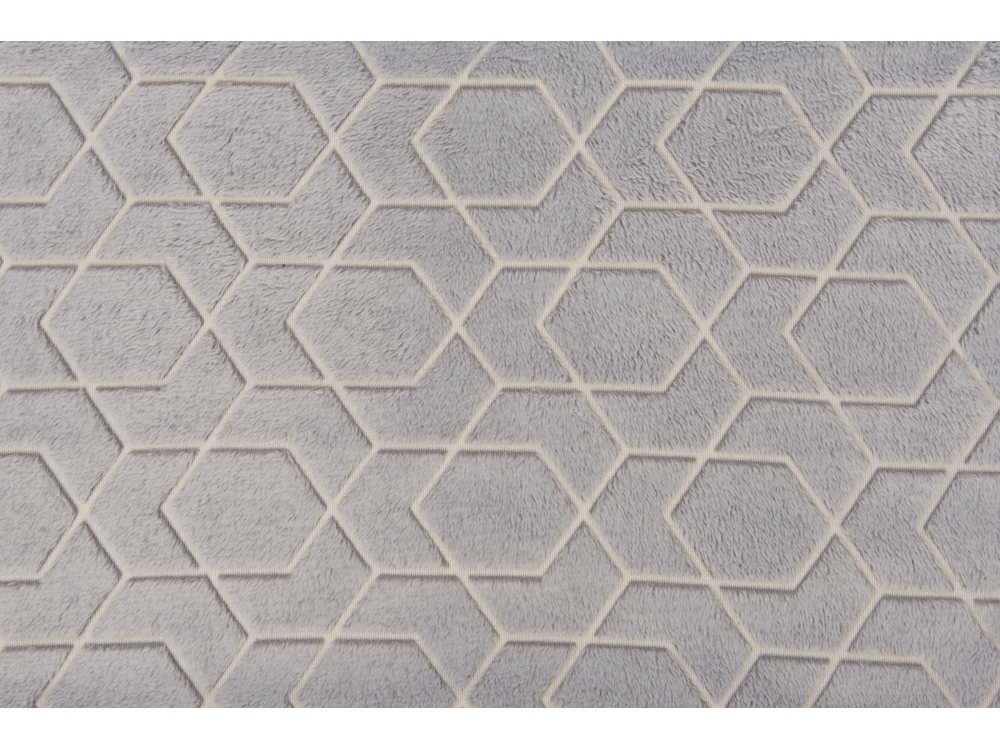 Светящийся в темноте плед Lattice серый-3