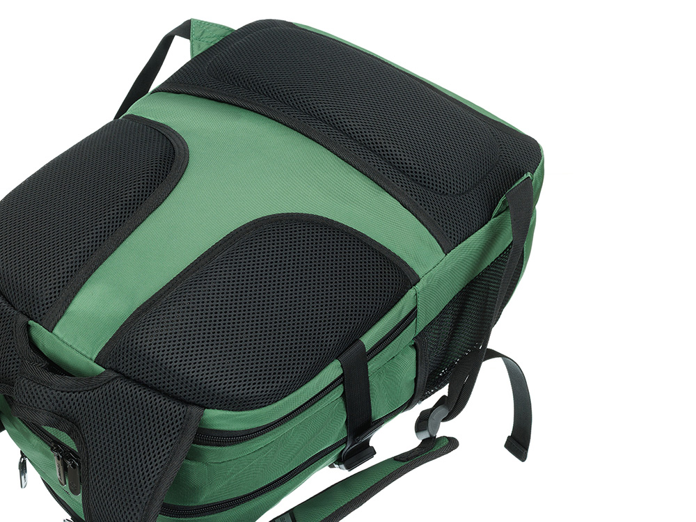 Рюкзак TORBER МЕГАПОЛИС с отделением для ноутбука 16, зеленый, полиэстер, 47 х 34 x 28 см-7