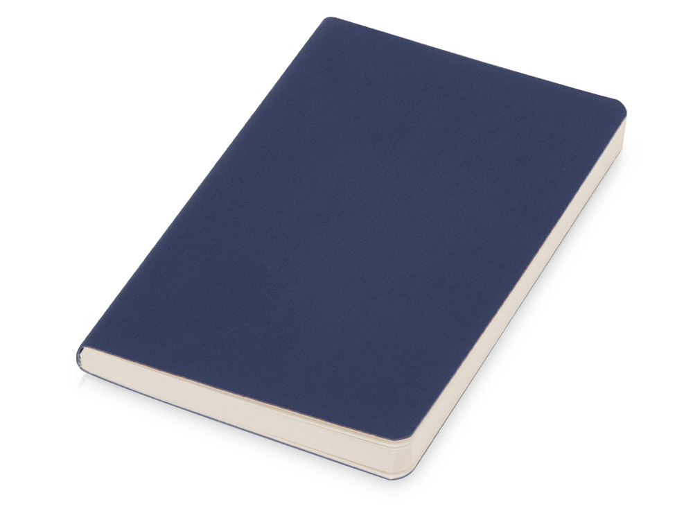 Блокнот Softy 2.0, гибкая обложка A6, 80 листов, темно-синий-0