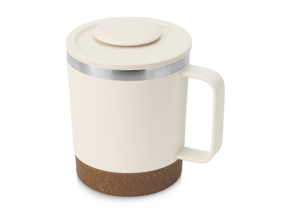 Стальная кружка с двойными стенками Swipe, белый0,00-0