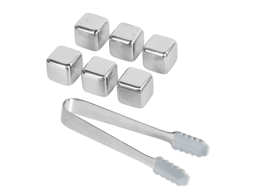 Набор для виски Skye со стальными охлаждающими камнями, щипцами, мешочком в коробке, кашированной картоном-3