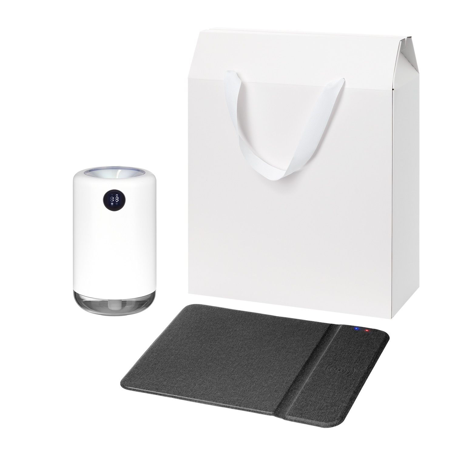 Подарочный набор Блисс, Онор (Bliss, Ноnor), черный (увлажнитель воздуха, зарядное устройство)-0