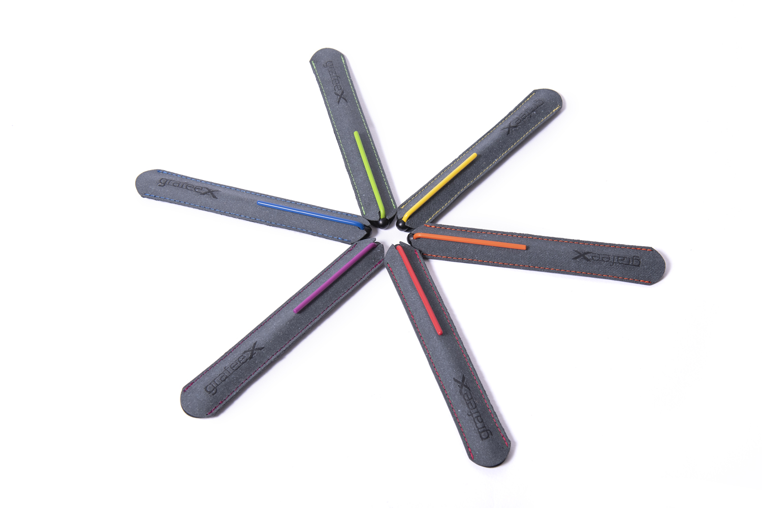 Карандаш GrafeeX с красным клипом в чехле-21