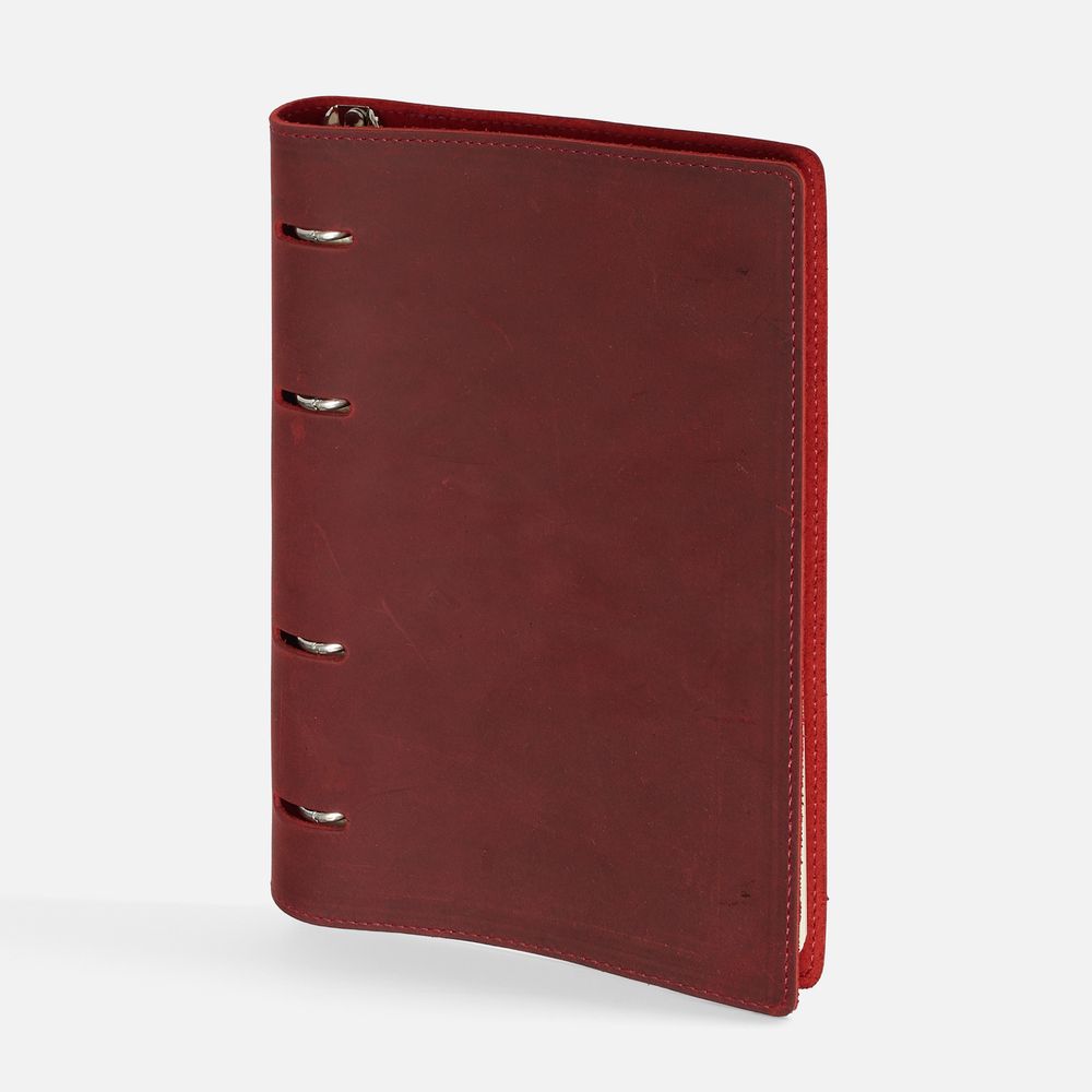 Ежедневник inStream, недатированный, красный-2