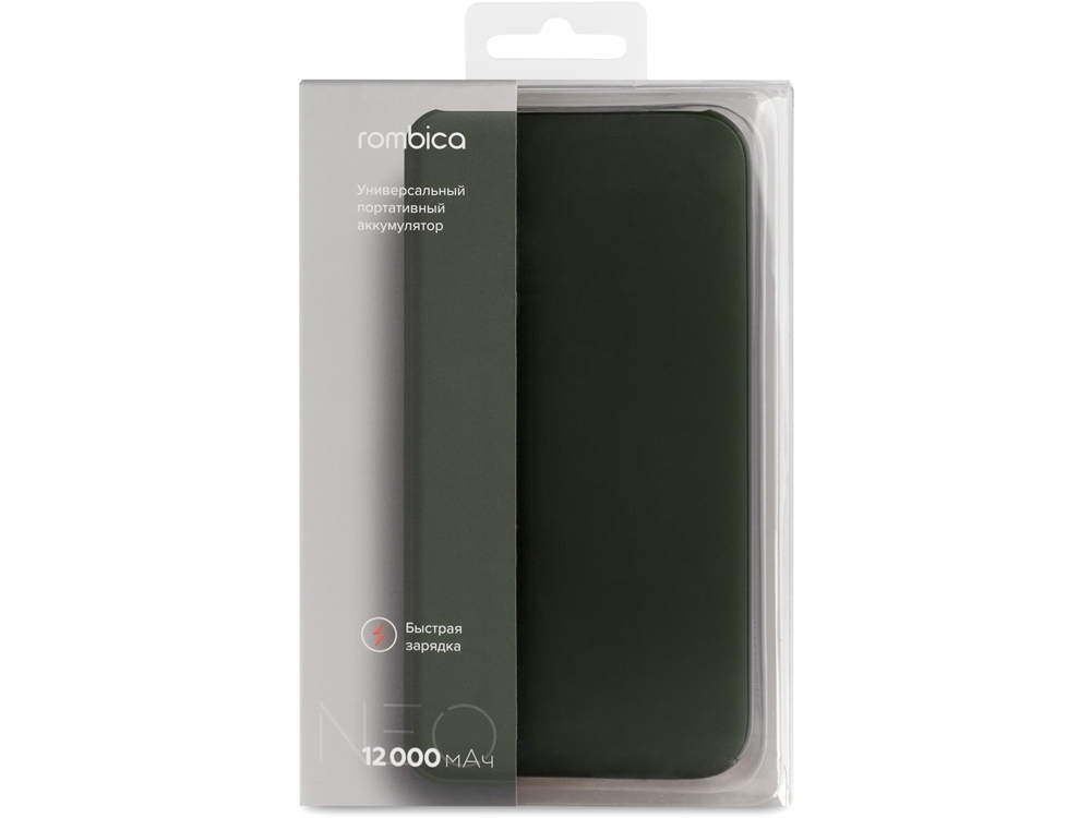 Внешний аккумулятор Rombica NEO NS120G Quick, 12000 mAh, темно-зеленый-5