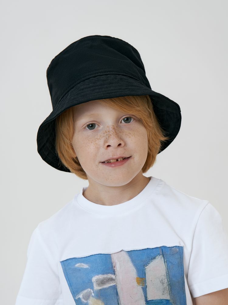 Панама детская Bizbolka Challenge Kids, черная-3