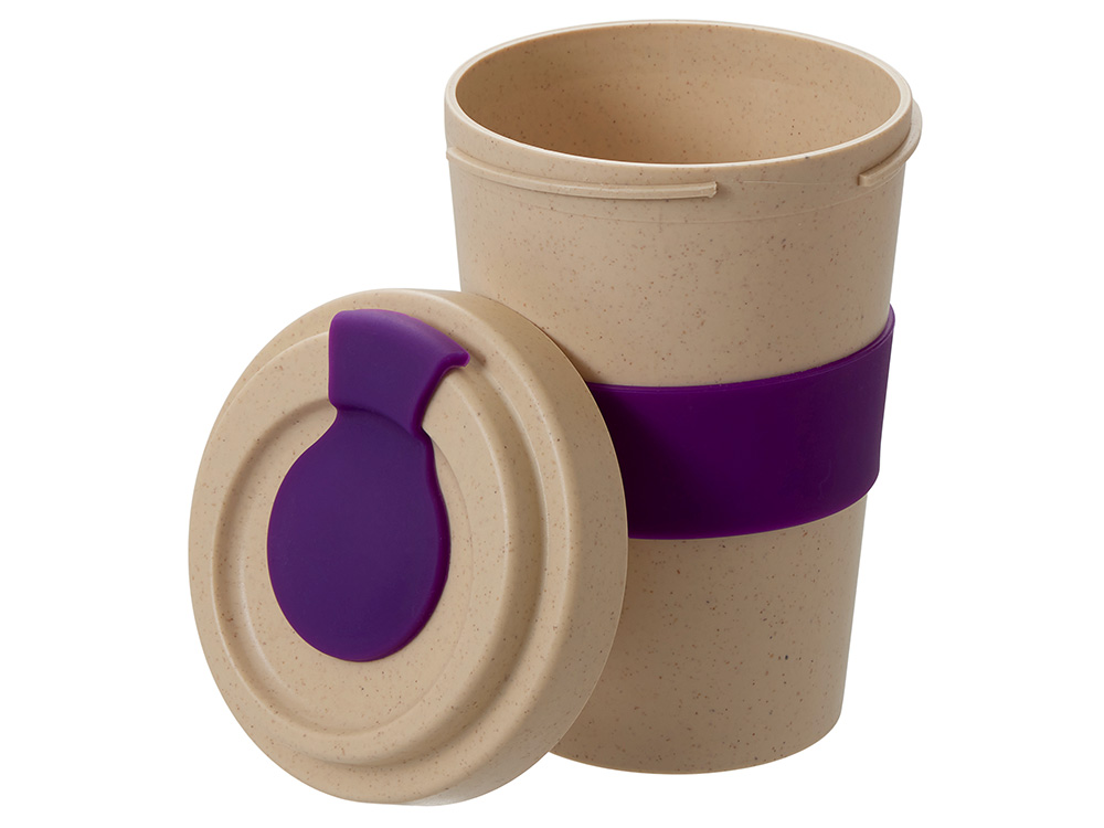 Стакан из пшеничного волокна Flava, фиолетовый 2603C-2