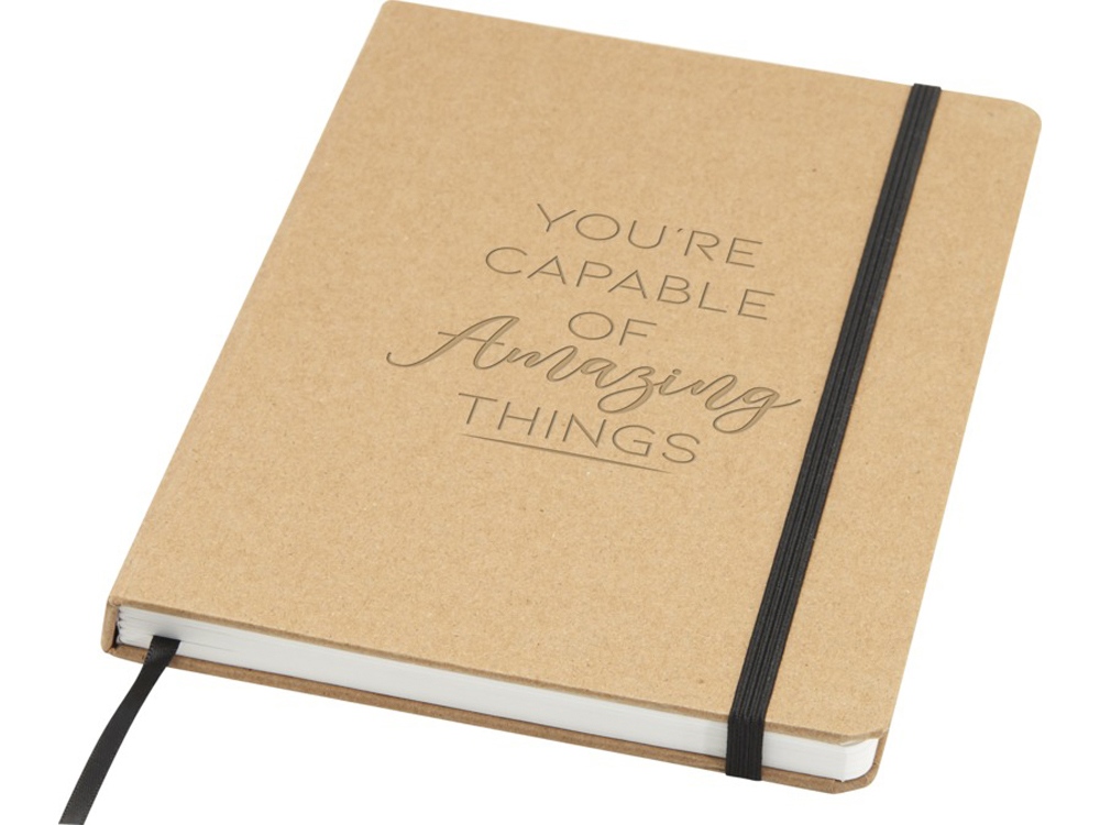 Holm блокнот формата А5 из каменной бумаги с линованными страницами - Бежевый-5