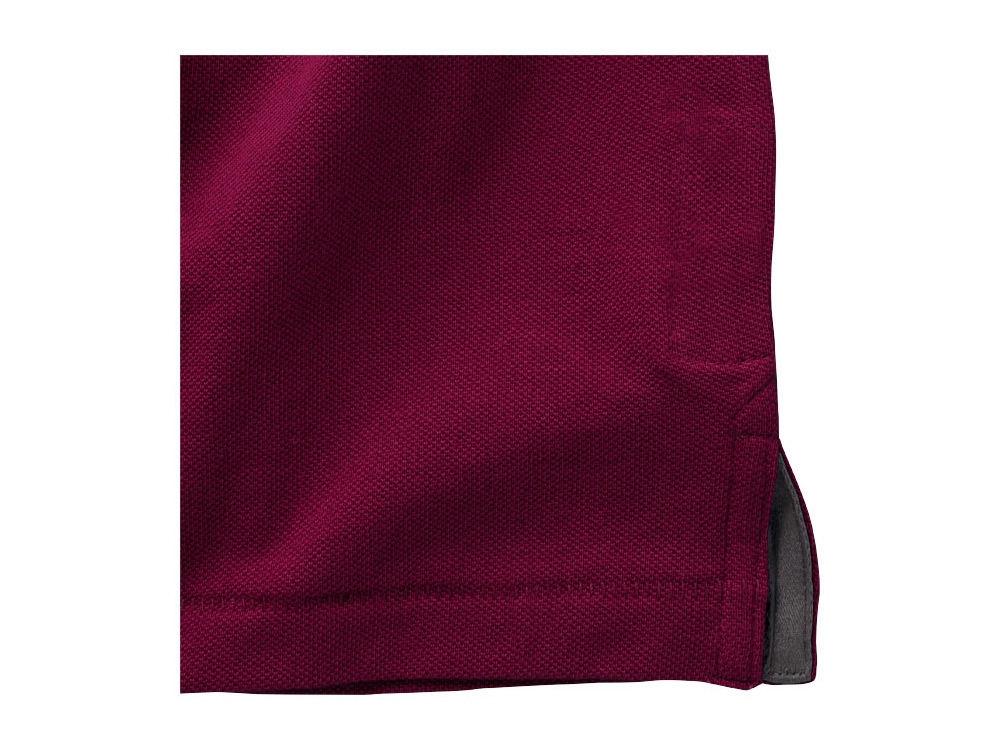 Calgary мужская футболка-поло с коротким рукавом, бургунди-4