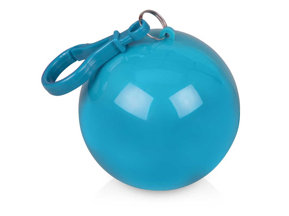 Дождевик в футляре с карабином, единый размер-0