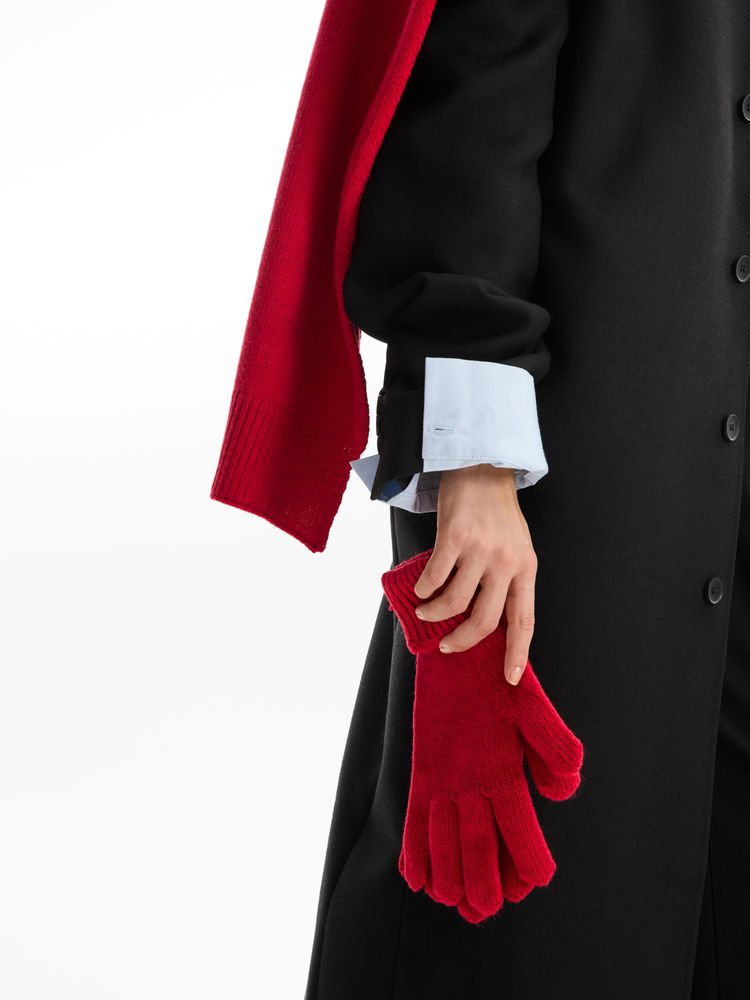 Перчатки Alpine, красные (гвоздика)-1