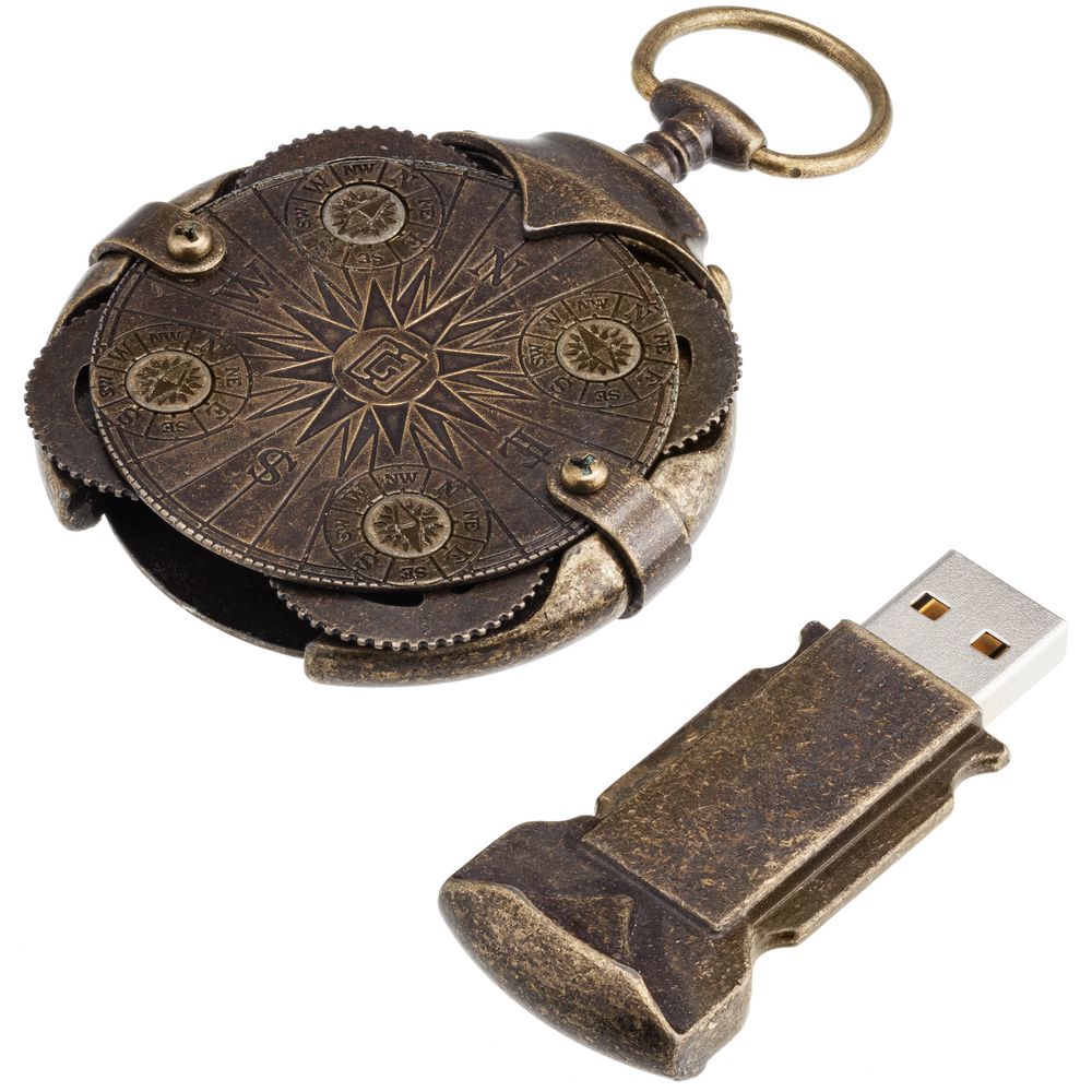 Флешка «Криптекс»® Compass Lock, 64 Гб-3