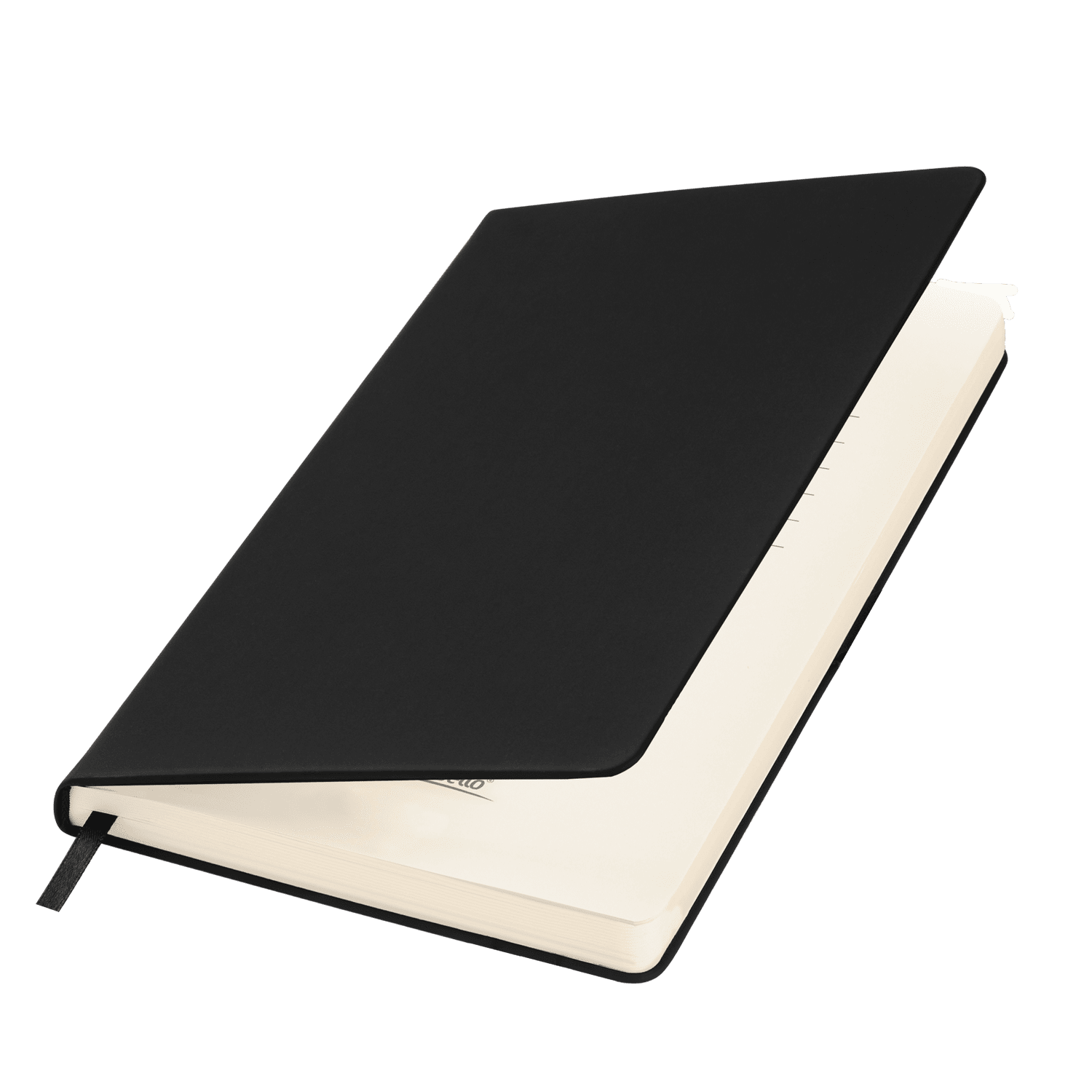 Ежедневник Alpha BtoBook недатированный, черный (без резинки, без упаковки, без стикера)-0