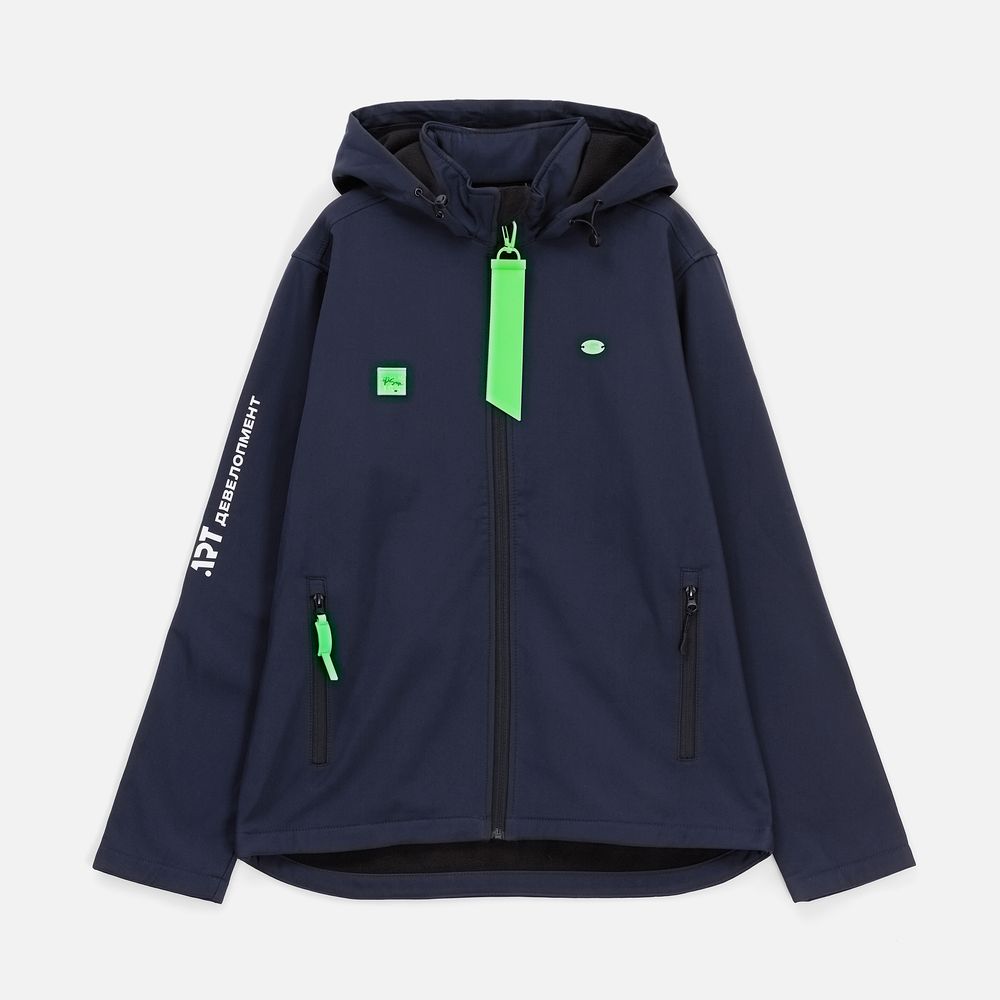 Куртка софтшелл женская Race Women темно-синяя-9