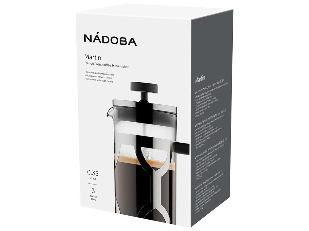 Френч-пресс 0,35 л, NADOBA, серия MARTIN-1
