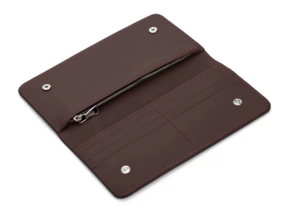 Бумажник Клайд, коричневый-1