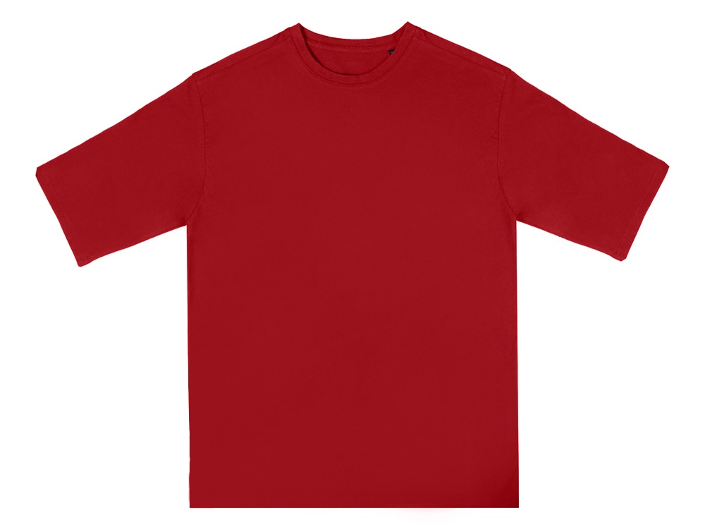 Футболка Berlin к/р оверсайз, 100% хлопок, 180гр, красный-12