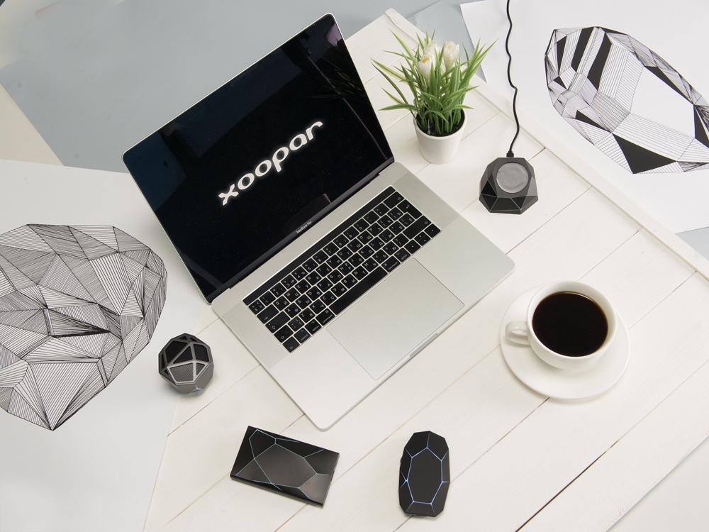 Портативное беспроводное зарядное устройство Geo Wireless, 5000 mAh, черный-12