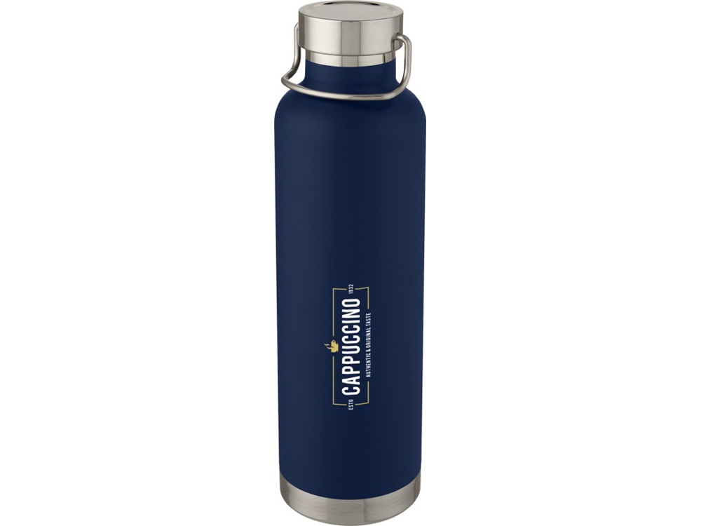 Thor, медная спортивная бутылка объемом 1 л с вакуумной изоляцией, синий-3