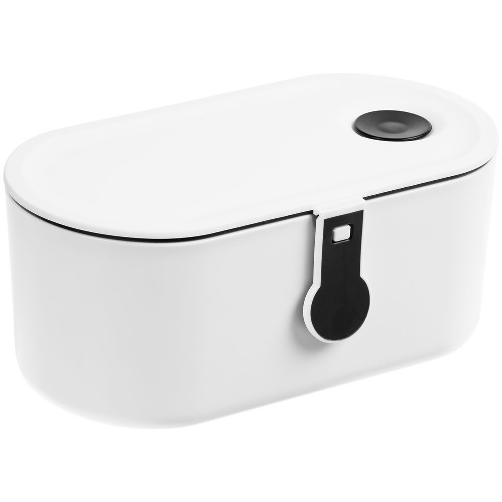 Ланчбокс Lunch Break, белый с черным-0