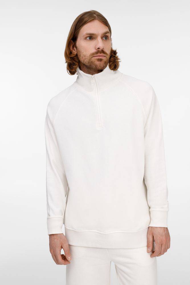 Толстовка унисекс S3, молочно-белая-0