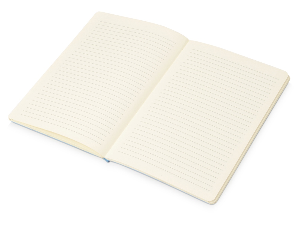 Блокнот Wispy линованный в мягкой обложке, синий-2