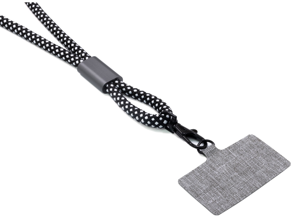 Ремешок-держатель для телефона на запястье Lany Wristband Eco, серый-1